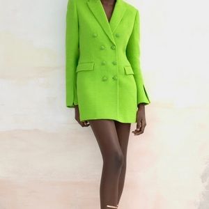 Zara Textured Blazer Dress, Size XS